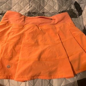 Lululemon skort size 4 orange